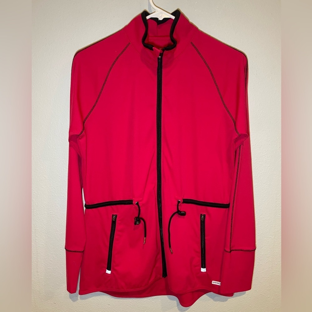 Cutter & Buck Annika Hit Pink Jacket with Black Trim